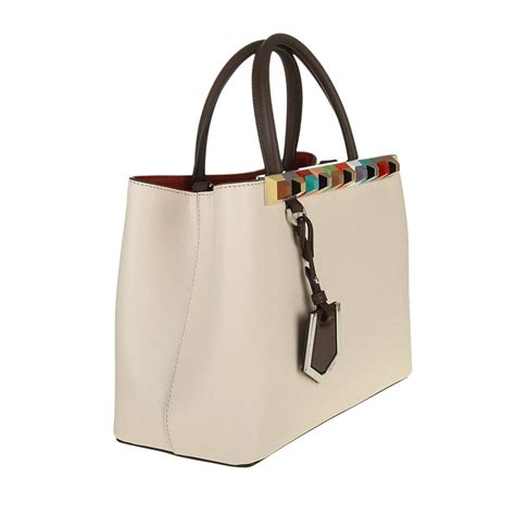 new whit fendi hand bag|Fendi bag outlet online.